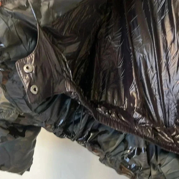 Zara camo  crop puffer hooded jacket - Picture 7 of 8